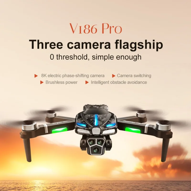 Drone Battery Charger - Новый V186 Pro Drone Профессиональный бесщеточный