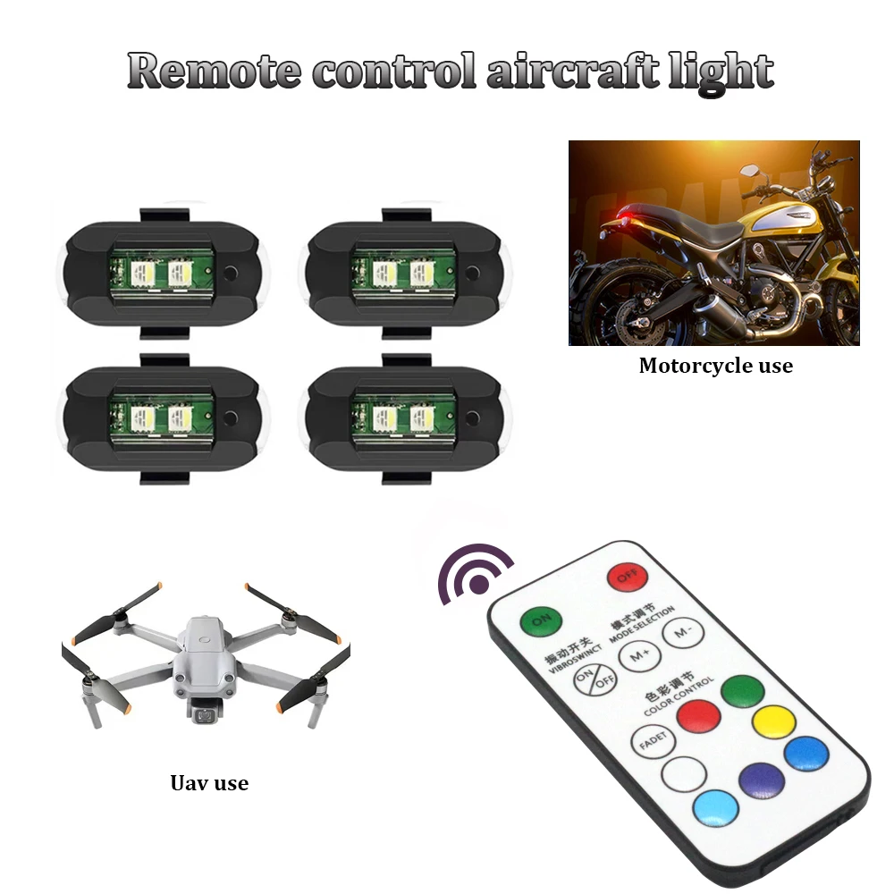 Drone Strobe Light - 1 шт., дистанционная Светодиодная лампа для