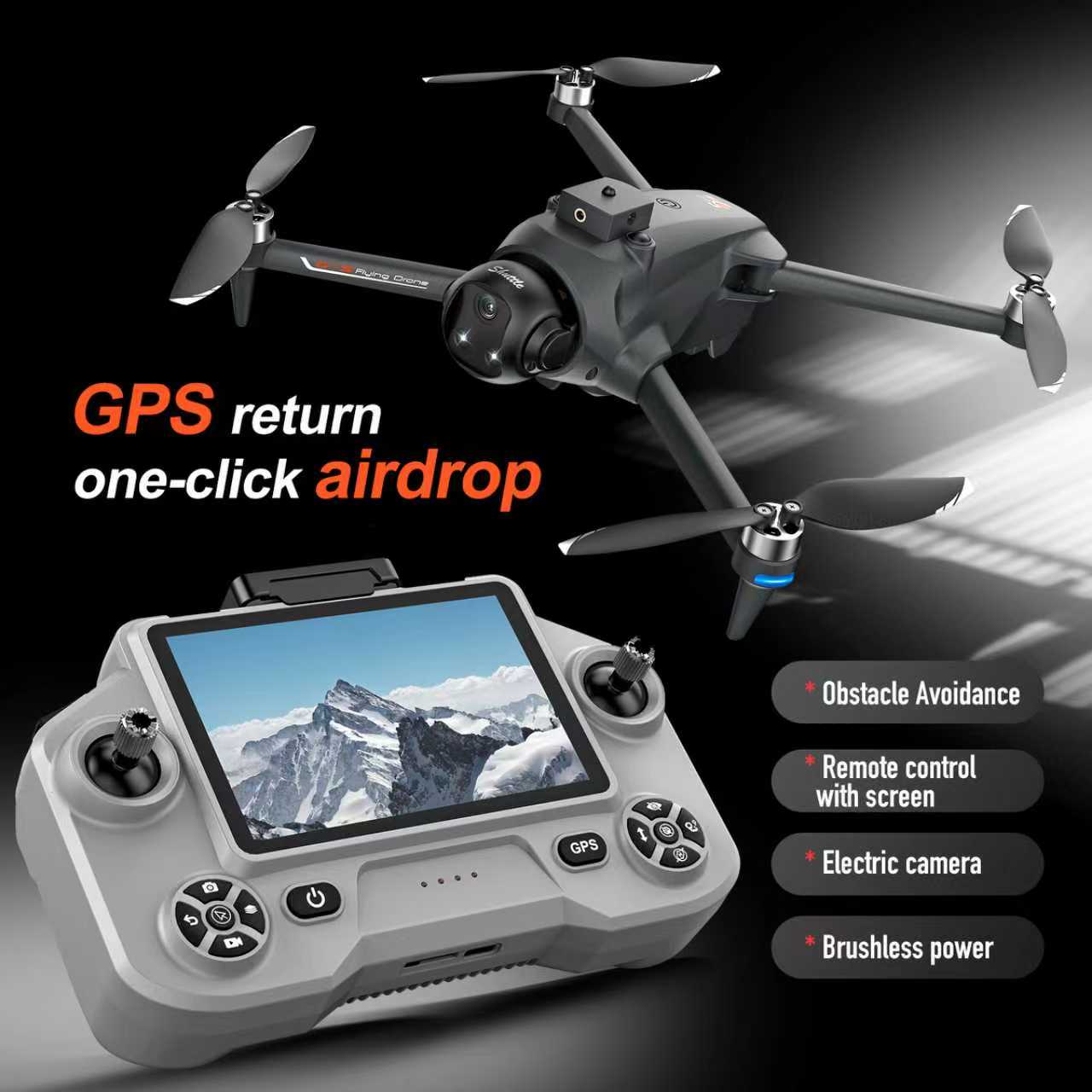 Drone Beacon Light - Квадрокоптер YL059 FPV GPS с двумя