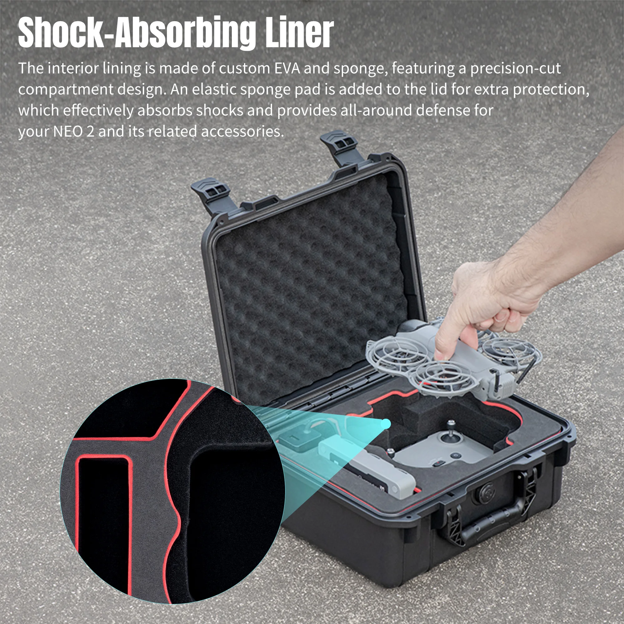 Портативный чехол для хранения – обзор и цена Drone Hard Shell Case