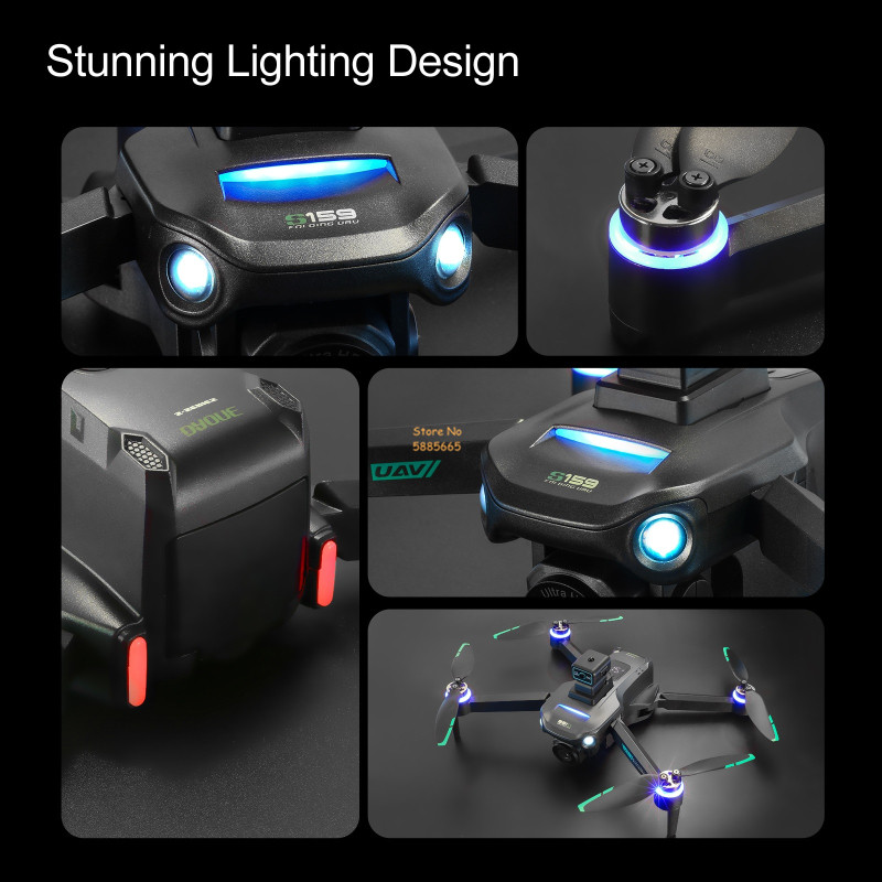 Двойная камера 8K, 5G, WIFI, F – обзор и цена Drone Beacon Light